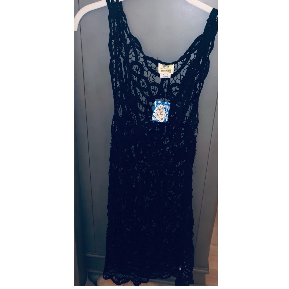 Free people crochet cover up